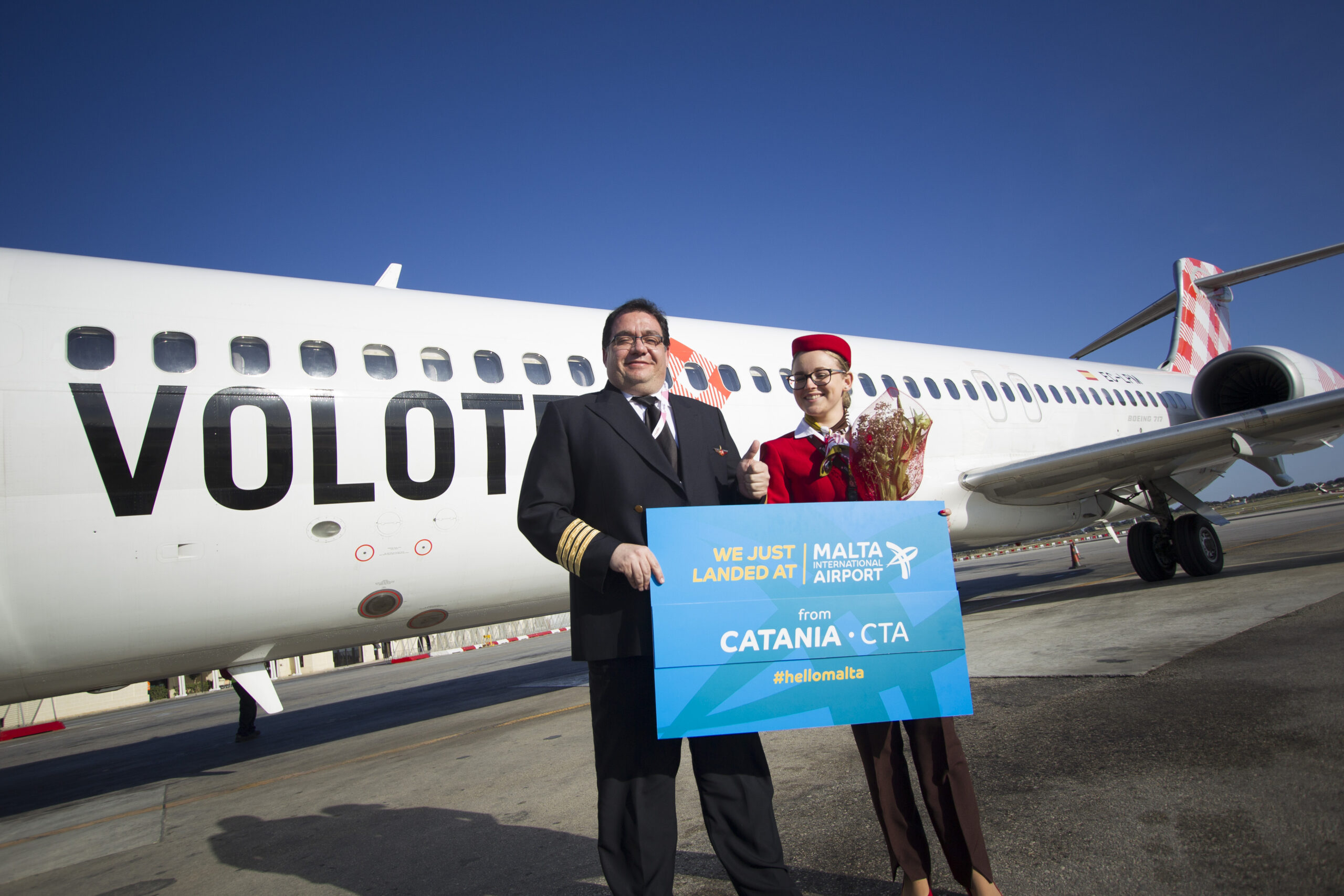 Thumbnail for First new airline for 2016, Volotea, welcomed at MIA